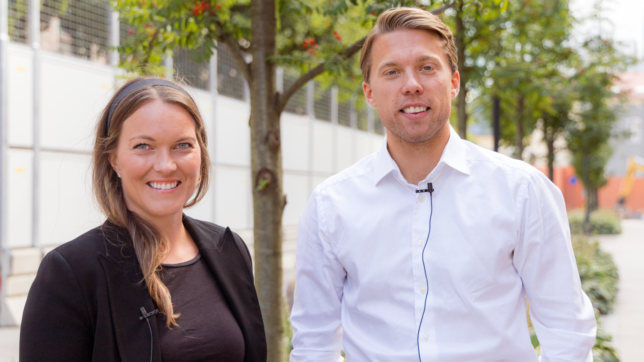 Tine Granlund og Viktor Wikstrøm