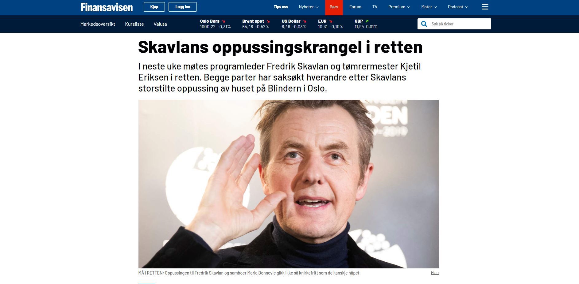 Skjermbilde oppussingskrangel