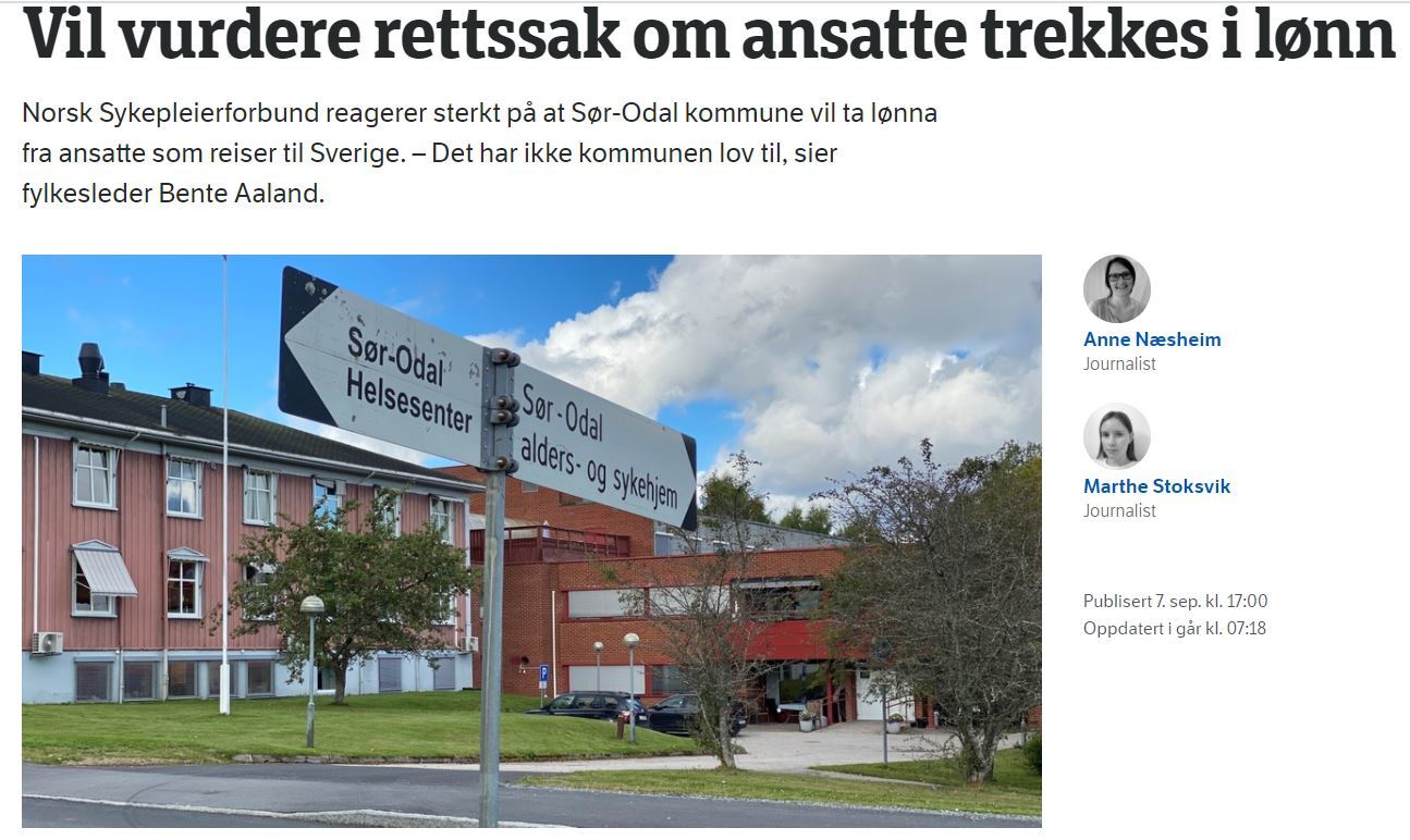 Vil vurdere rettssak om ansatte trekkes i lønn